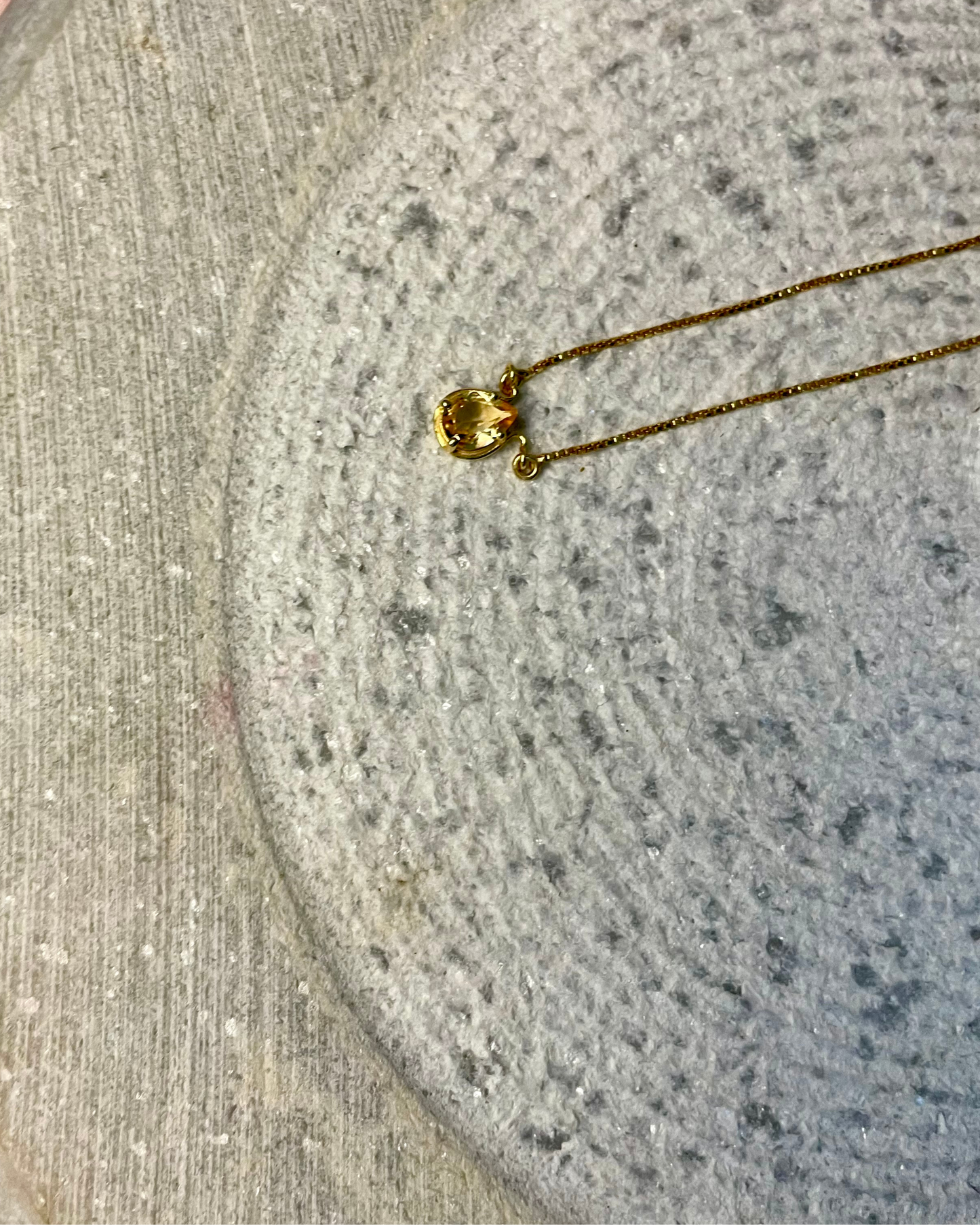 Citrine Ray of You Oval Necklace