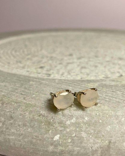 Moonstone Haze Studs