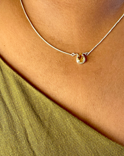 Citrine Ray of You Oval Necklace