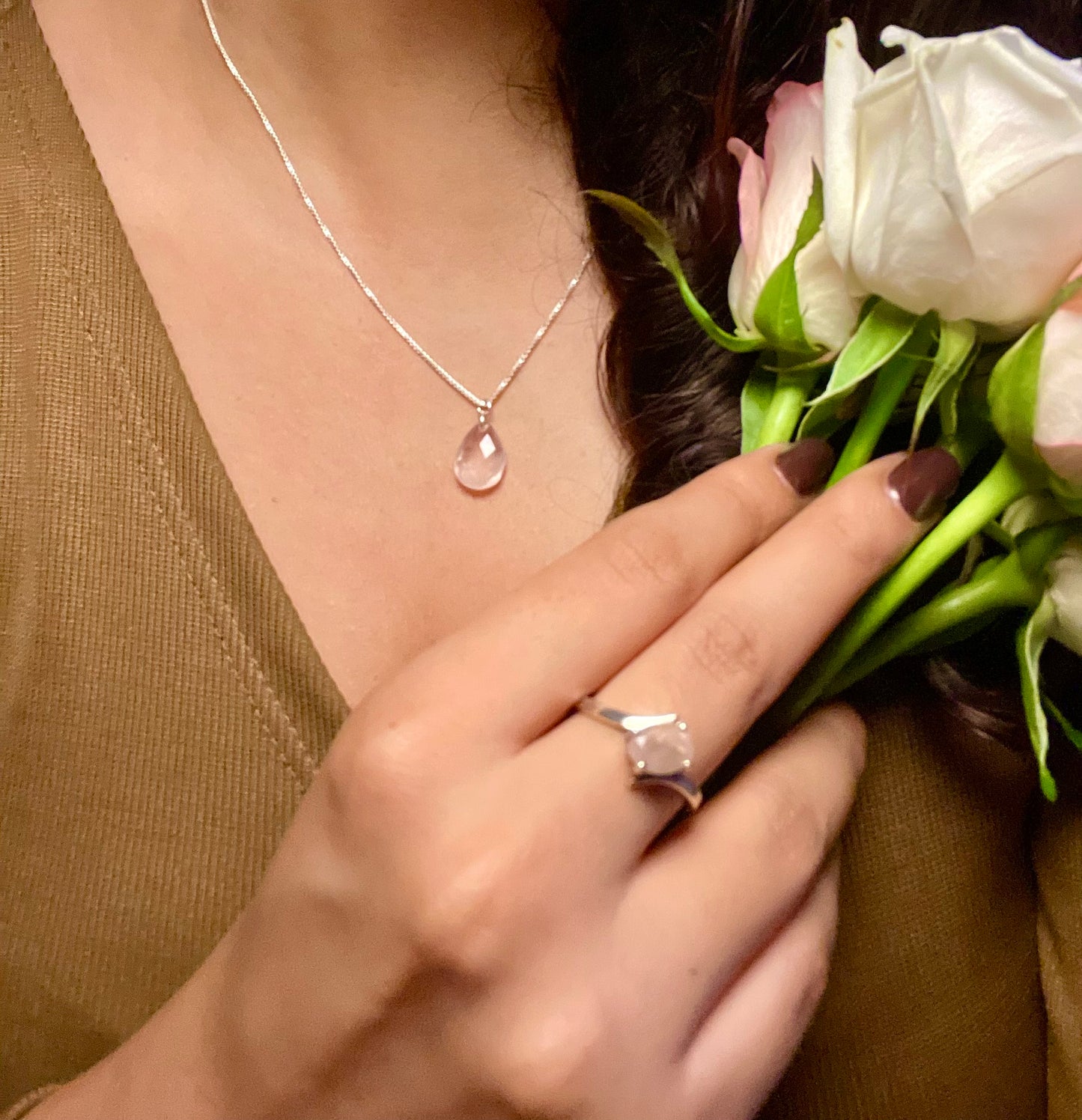 Rose Quartz Love Always Ring